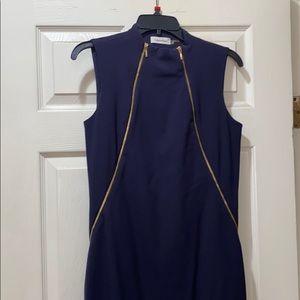 Calvin Klein navy blue dress